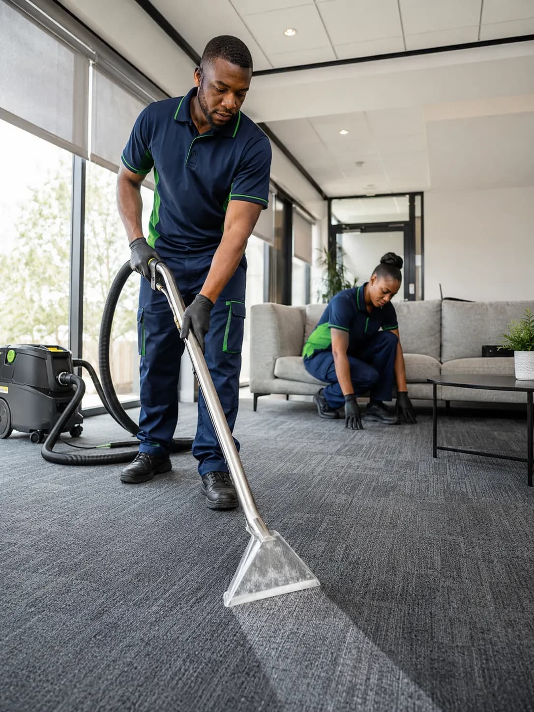 Professional carpet extraction cleaning service