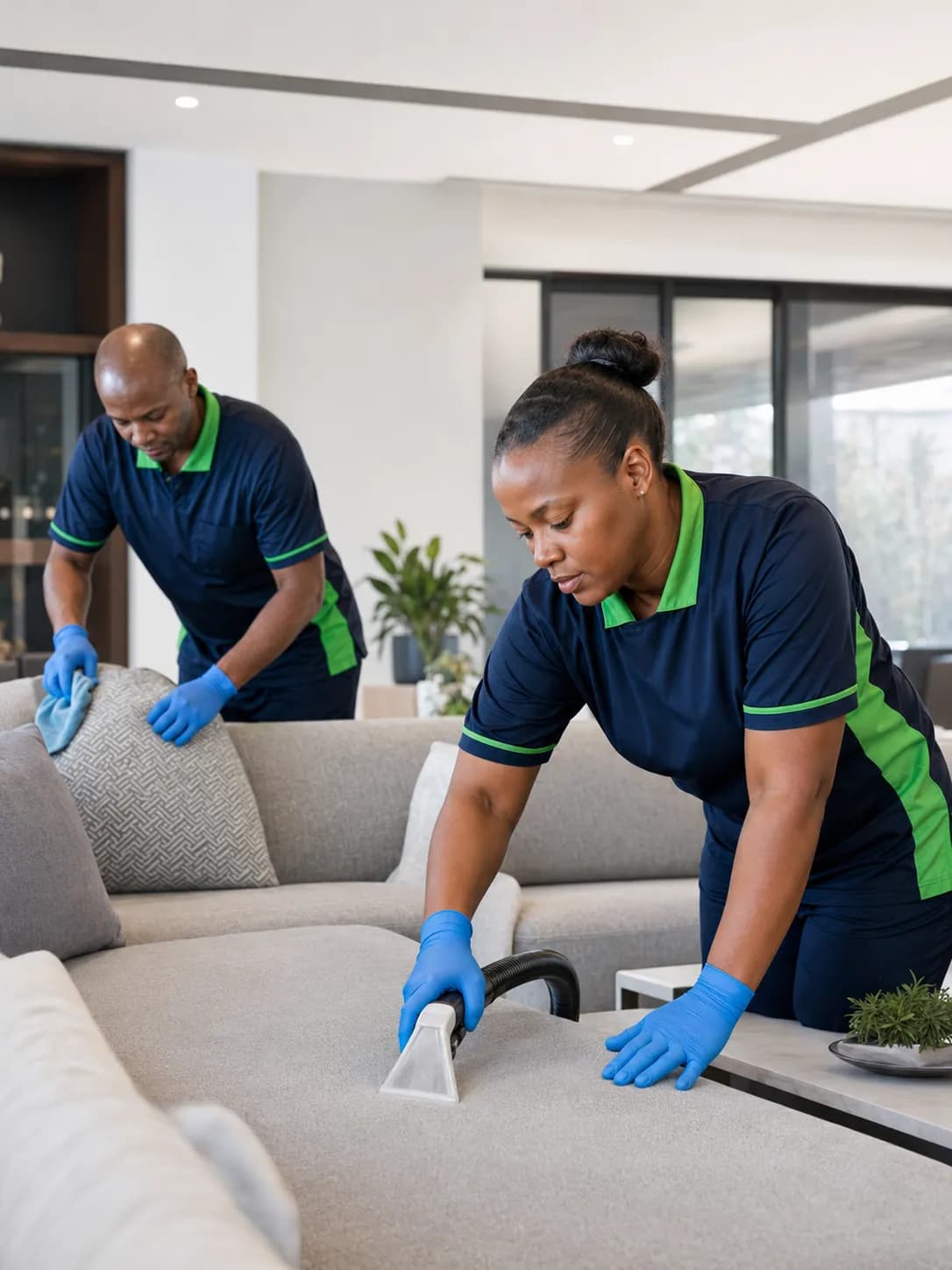 Professional upholstery and valet cleaning service for homes