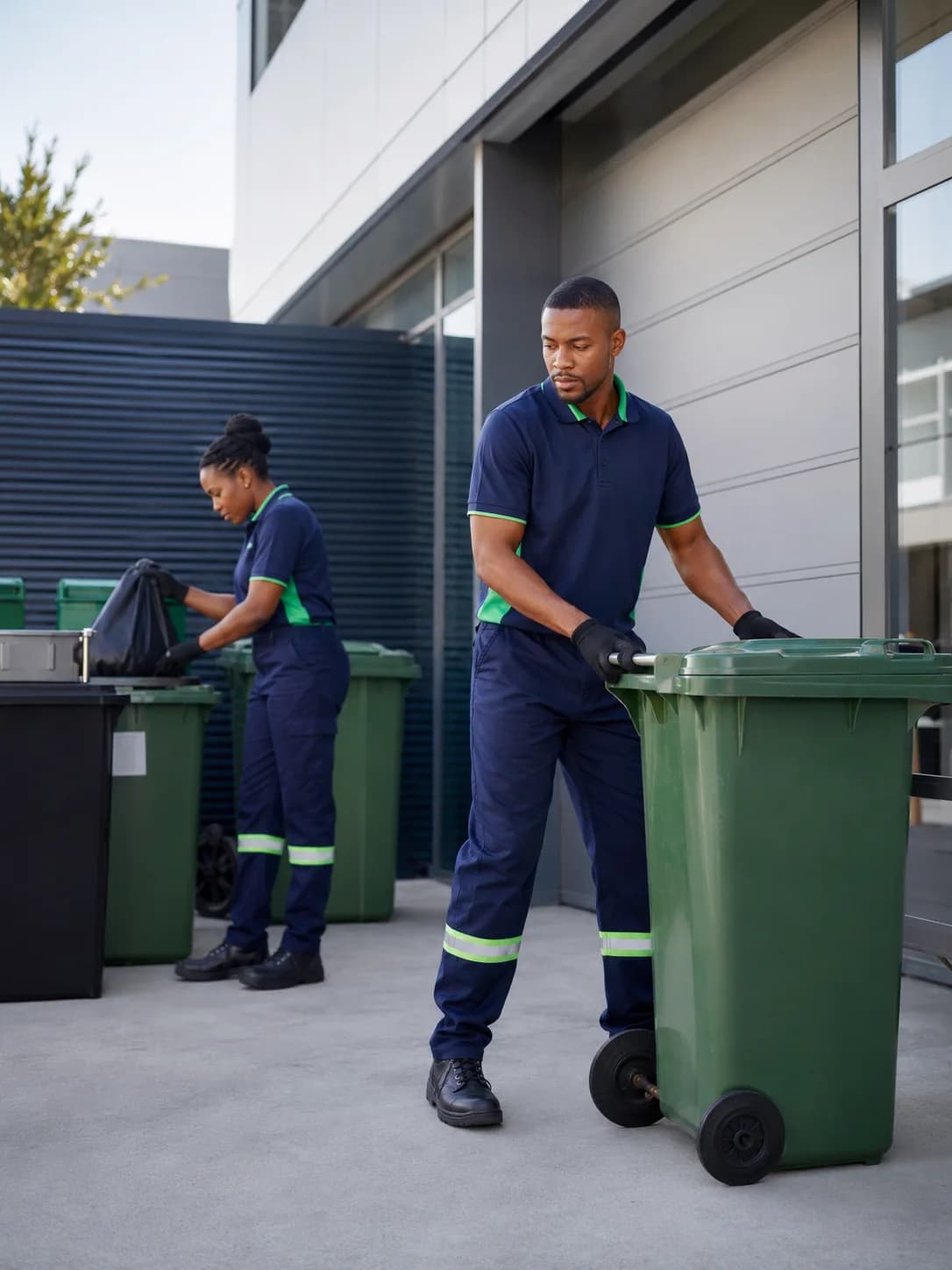 Organised commercial waste management service